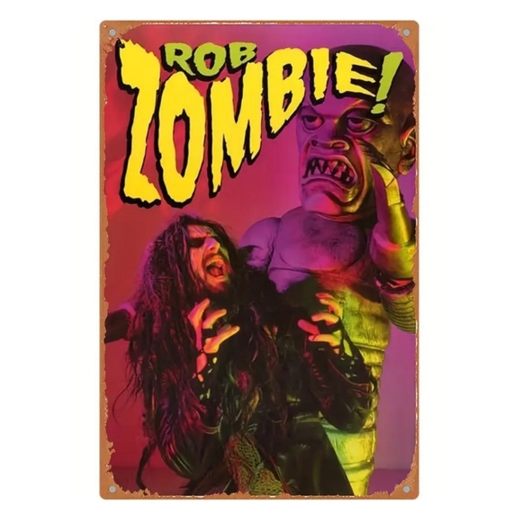 Rob Zombie 8x12" Print Tin - Picture 1 of 2